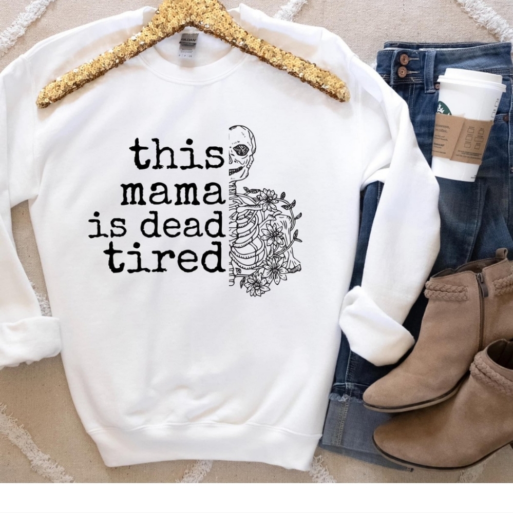 White sweatshirt